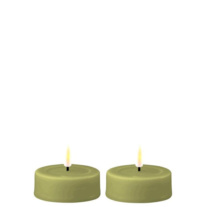 LED Teelichter 2 Stück (große) - Echtwachs - Realistische 3D Flamme - LED Teelichter 2 Stück (große) - Echtwachs - Realistische 3D Flamme - undefined - nordicflame.de Nordicflame-de