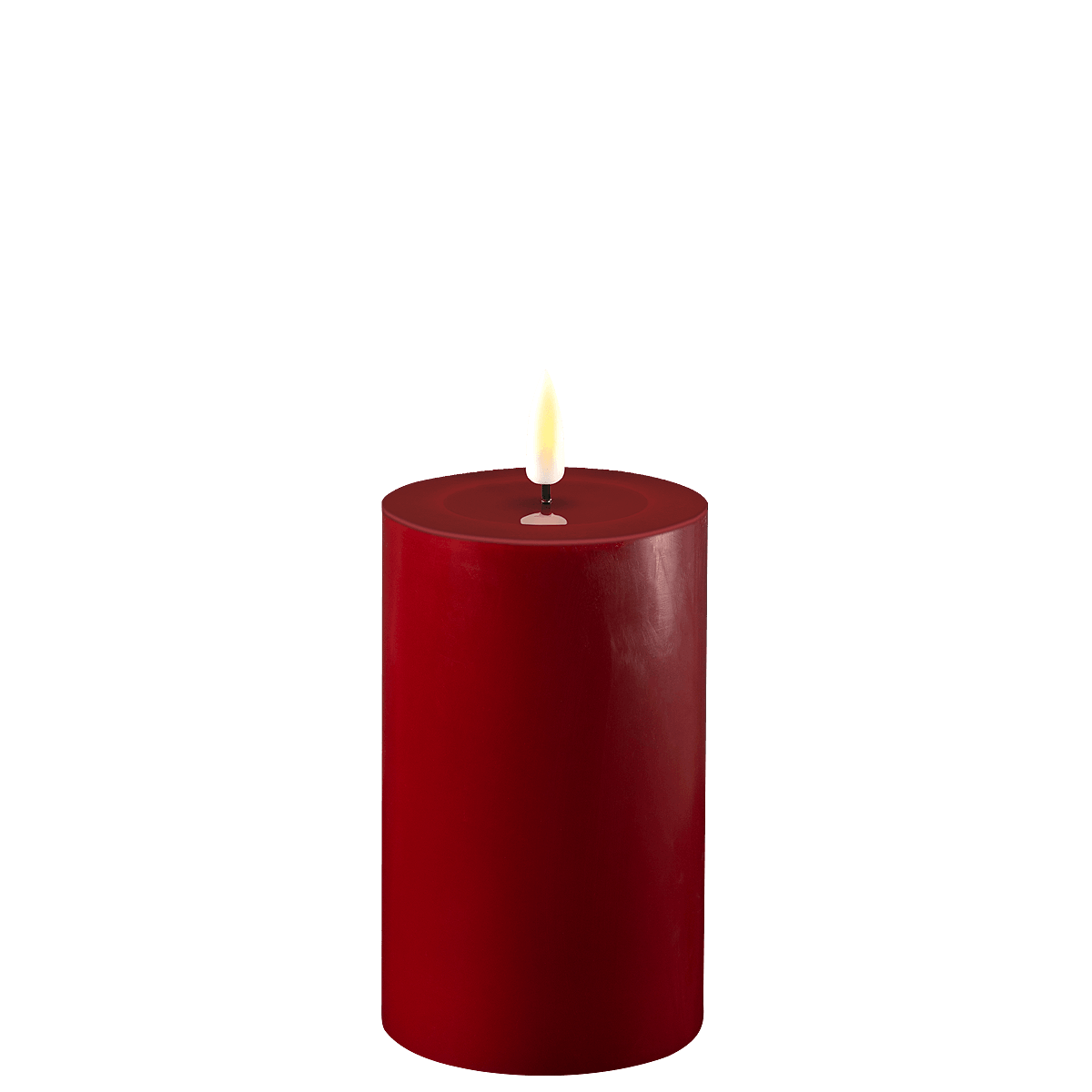 LED-Kerze D7,5 x 12,5 cm - Deluxe Echtwachs - Realistische 3D Flamme – Jetzt entdecken | Schnelle Lieferung & sichere Zahlung