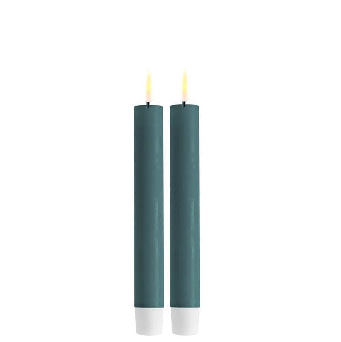 LED Stabkerzen 2 stück D2,2 x 15 cm - Tafelkerzen 3D Flamme – Jetzt entdecken | Schnelle Lieferung & sichere Zahlung