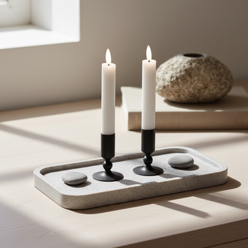 LED-staafkaarsen 2 stuks D2,2 x 15 cm - Tafelkaarsen 3D-vlam