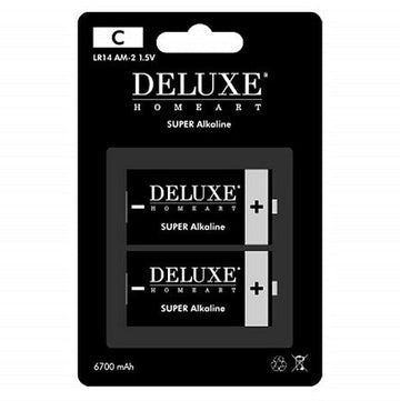 2 x C Batterien – Deluxe Homeart