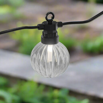 Exklusive gestreifte Lichterkette Ø6 STARTERSET
