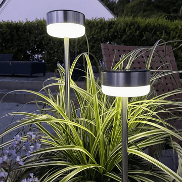 Solarfackel mit flacher Oberseite - Wetterfeste LED Deko-Lampen