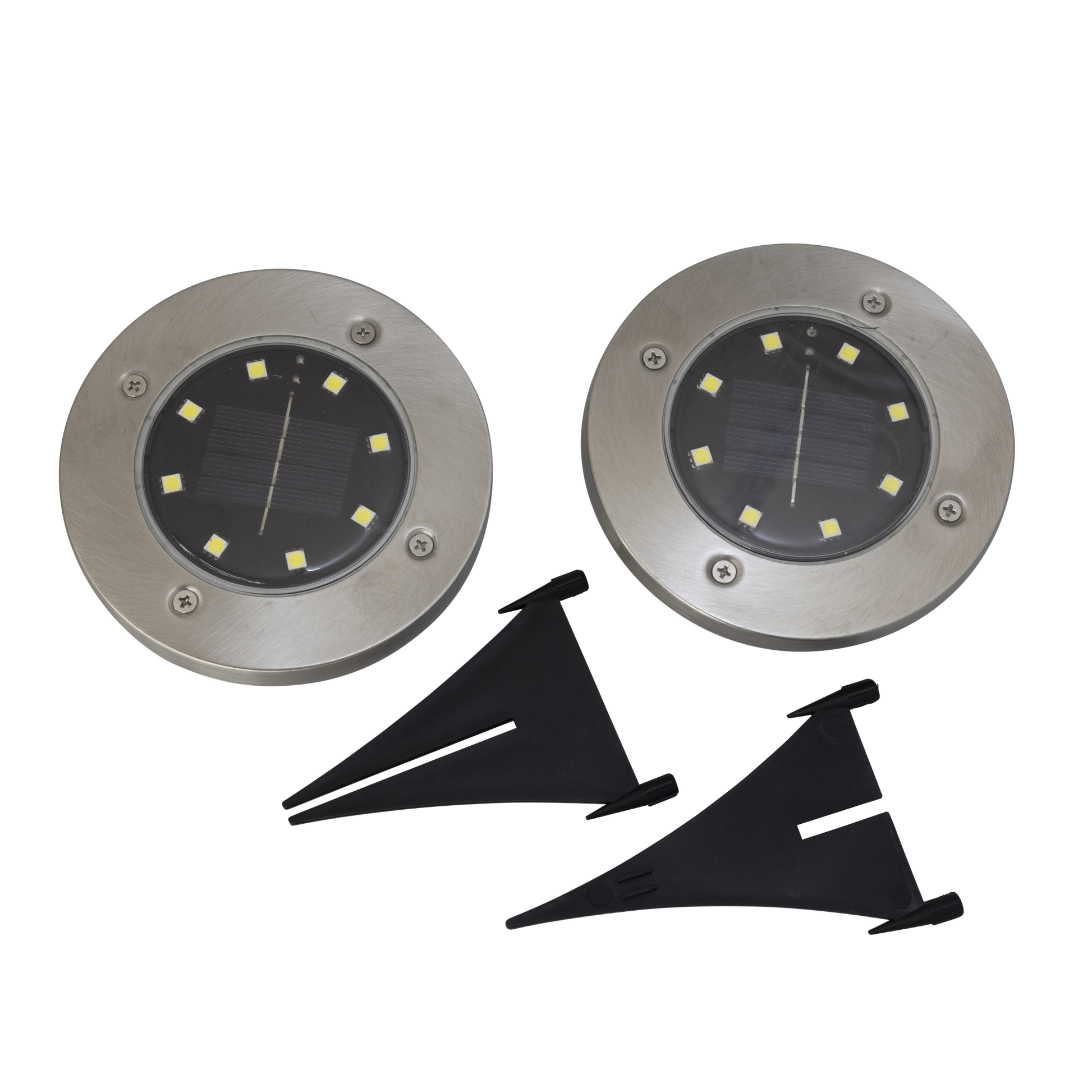 LED Solar Garten-Spots - 2 Stück - Nordicflame-de