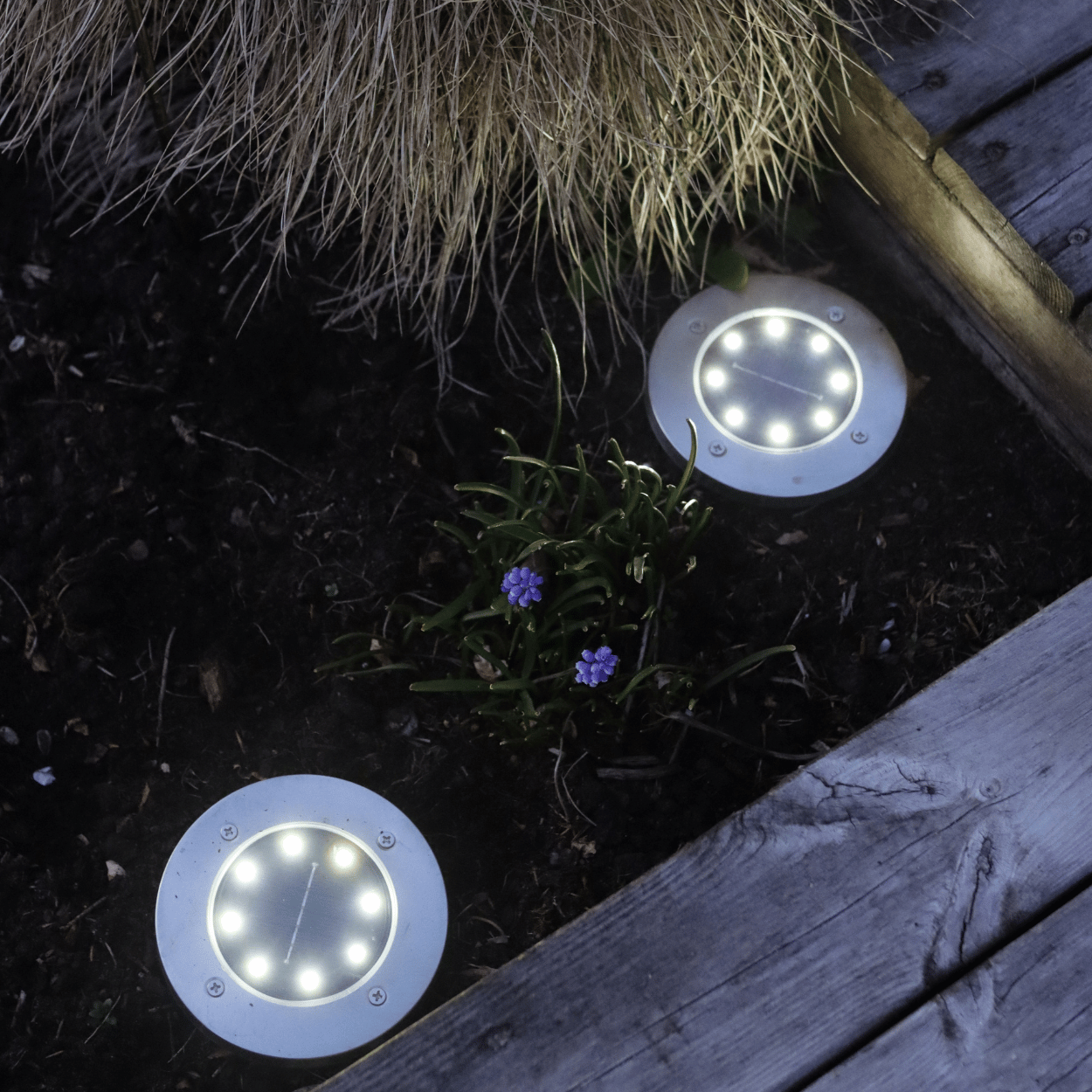 LED Solar Garten-Spots - 2 Stück - Nordicflame-de