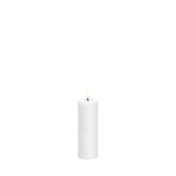 Uyuni LED-stompkaars Gesmolten, Effen, Ø5 x H14,5 cm