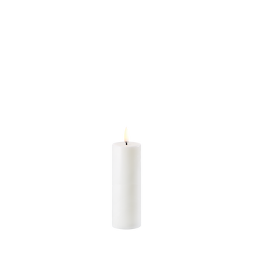 Uyuni LED-stompkaars, Nordic White, Effen, Ø5 x H14,5 cm